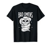Bad Omens Snake and Skull Gothic Cobra Venom Reptiles T-Shirt