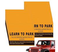 Bad Parking Ticket, Bad Parking Cards,50X Violation for Multiple Reasons Bad Parking Notes - Parking Offense Cards for Outside of the
