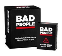 BAD PEOPLE Party Game + After Dark Expansion Set - Hilarious Adult Card Game for Fun Parties and Board Games Night with your Group - Find Out What Your Friends Really Think of You
