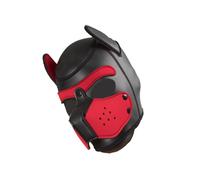 Bad Puppy® Neoprene Pup Hood - Black/Red