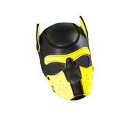 Bad Puppy® Neoprene Pup Hood - Black/Yellow