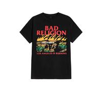 Bad Religion - Burning - T-Shirt - black - L - 100% Cotton L