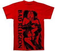 Bad Religion Men's Naughty Nuns T-Shirt Red(Large)