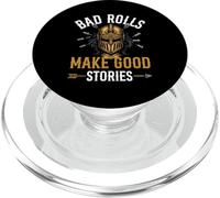 Bad Rolls Make Good Stories - RPG Tabletop Games PopSockets PopGrip for MagSafe