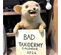 Bad Taxidermy Animals 2026 Wall Calendar, Hilariously Awful Taxidermy Collection, Funny Weird Gross Disturbing Wall Calendar Prank Gifts, White Elephant Christmas for Gifts