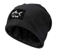 Bad To The Bone Fish Beanie Hats Winter Warm Skull Pullover Cap Cozy Knit Cap for Men And Women Gifts