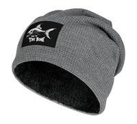 Bad To The Bone Fish Beanie Hats Winter Warm Skull Pullover Cap Cozy Knit Cap for Men And Women Gifts