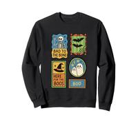 Bad To The Bone Here For The Boos Boo Sweatshirt