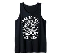 Bad Two The Bone Motorcycle 2nd Birthday Racing Tank Top