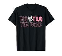 Bad Two The Bone Pink Birthday 2 Years Old Birthday T-Shirt