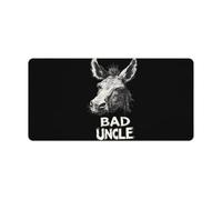 Bad Uncle Non-Slip Mouse Pads Funny Desk Mat Rubber Laptop Writing Mat for Gamer Office Home 30x60cm