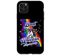 Bad Unicorn Funny Rainbow Unicorn Girls Mad Unicorn Lover Case for iPhone 11 Pro Max