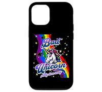 Bad Unicorn Funny Rainbow Unicorn Girls Mad Unicorn Lover Case for iPhone 12/12 Pro