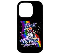 Bad Unicorn Funny Rainbow Unicorn Girls Mad Unicorn Lover Case for iPhone 14 Pro