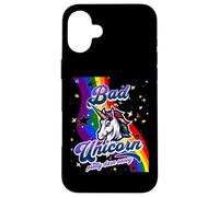 Bad Unicorn Funny Rainbow Unicorn Girls Mad Unicorn Lover Case for iPhone 16 Plus