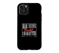 Bad Veins Build Character Phlebotomist Funny Phlebotomy Tech Case for iPhone 11 Pro
