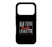 Bad Veins Build Character Phlebotomist Funny Phlebotomy Tech Case for iPhone 17 Pro