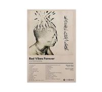 Bad Vibes Forever - Music Album Poster Canvas Poster Bedroom Decor Sports Landscape Office Room Decor Gift Unframe-style 12x18inch(30x45cm)