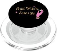 Bad Witch Energy Eyeball Spooky Halloween Vibes PopSockets PopGrip for MagSafe