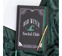 Bad Witch Social Club A5 Notebook - Witchy Lined Journal For Spells & Plans