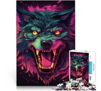 bad wolfJigsaw Puzzles 1000 Piece for teenagers Stress Reliever Difficult Challenge for is ideal as a gift for the whole family 38x26cm