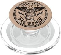 Bad Women Snake Dagger Vintage Rebel Graphic PopSockets PopGrip for MagSafe