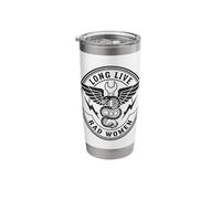 Bad Women Snake Dagger Vintage Rebel Graphic Stainless Steel Insulated Tumbler