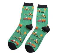 Bad Zebedee Harvest Men's Bamboo Socks (Green)