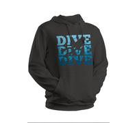 Bad Zebedee Men's Dive Dive Dive Scuba Hoodie in Grey | Size: Medium Bad Zebedee Grey M