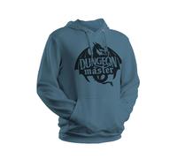 Bad Zebedee Men's Dungeon Master Hoodie in Blue | Size: Large Bad Zebedee Blue L