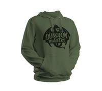 Bad Zebedee Men's Dungeon Master Hoodie in Green | Size: Large Bad Zebedee Green L