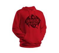 Bad Zebedee Men's Dungeon Master Hoodie in Red | Size: Small Bad Zebedee Red S