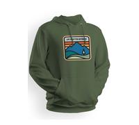 Bad Zebedee Men's Life Is Better Outdoors Hoodie in Green | Size: Medium Bad Zebedee Green M