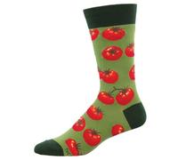 Bad Zebedee Socksmith Toe-May-Toes Tomato Men's Cotton Socks (UK, Numeric, 7, 11, Regular, Regular, Green)