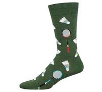 Bad Zebedee Socksmith 'What A Racket' Badminton Theme Men's Cotton Socks