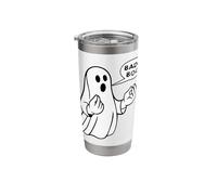 Bada Boo Italian Ghost Funny Halloween Stainless Steel Insulated Tumbler