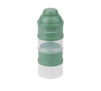 Badabulle Baby Milk Powder Dispenser Pots - Stackable, 4 Compartments, Airtight, Dishwasher Safe