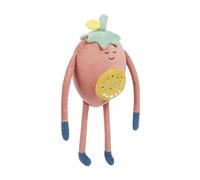 Badabulle Barnaby Soft Toy Baby Night Light - Reassuring projection nightlight - 5 lullabies and 2 white noises - Automatic cut-off (30 mins) - Battery-operated - Machine washable