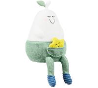 BADABULLE Bertille Pear-shaped Silicone Nightlight - Green & White