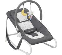 Badabulle Easy Bouncer - 5-Position Recline, Rocker Mode & Toy Bar | Newborn to