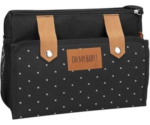 Badabulle Easy Travel Baby Infant Changing Bag Pram Organiser Black B043028
