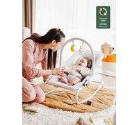 Badabulle Foldable Baby Bouncer/Nursery Rocker, One Colour One Colour