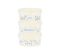 Badabulle MaxiBox 3 x 300 ml - hermetically Closing Storage Container for Baby Porridge