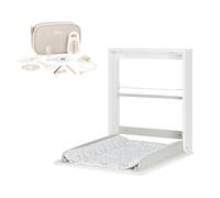 Badabulle Plouf Foldable Changing Table & Compact Baby Care Kit Sand
