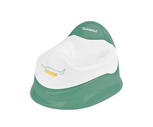 Badabulle Potty with Removable Bowl - for Potty Training, Ergonomic, Non-slip - Crocodile