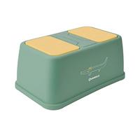 Badabulle Toddler Step Stool - Non-Slip, Toilet Step for Potty Training - Green