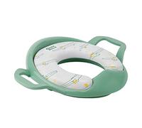 Badabulle Toilet Seat Reducer with Handles - For Potty Training, Comfortable - Crocodile