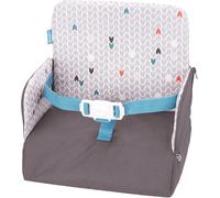 Badabulle Yummy Travel Feeding Booster Seat, Grey, 1 Count (Pack of 1)