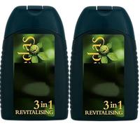 Badadas Revitalising Shower Gel, Shampoo & Conditioner 200Ml(2pack)