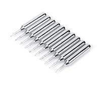 Badafaci 10Pcs 900MT-1C Iron Tip Solder Tips Valve Lapping Tool Terminal Removal Kit Fast Heating High Temperature Suitable for Soldering Machines with More Tin